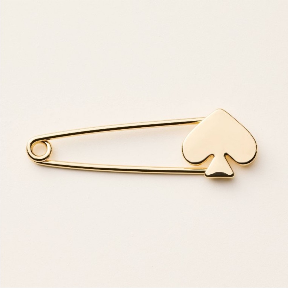 Spade Safety Pin Brooch - kate spade new york x Target Gold - NWT
